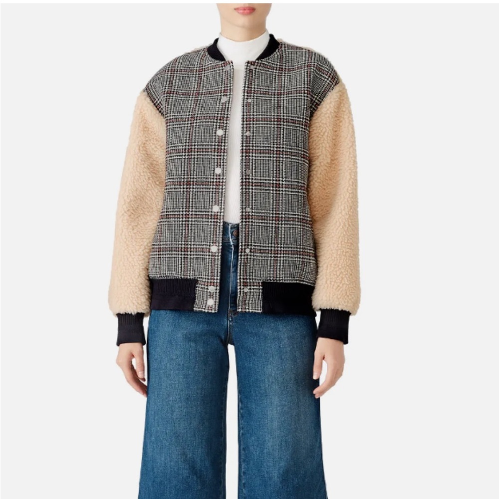 CARVEN | Teddy Manches Sherpa Bomber Jacket (size EU 42, L)